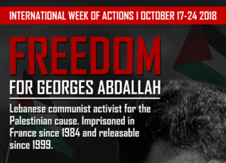 Ahmad Sa’adat calls for all to join actions for Georges Abdallah on October 17-24