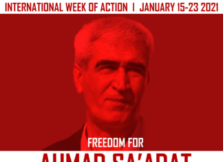 15-23 January 2021: International Week of Action to Free Ahmad Sa’adat and all Palestinian Prisoners